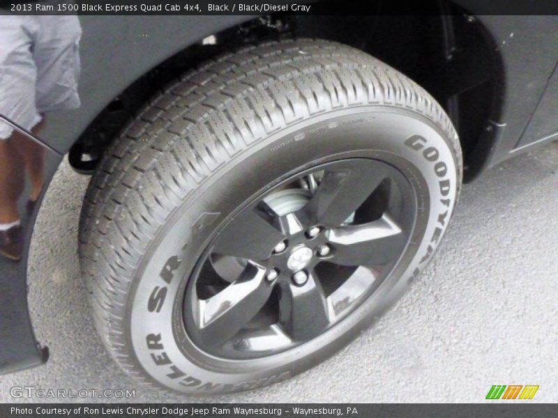 Black / Black/Diesel Gray 2013 Ram 1500 Black Express Quad Cab 4x4