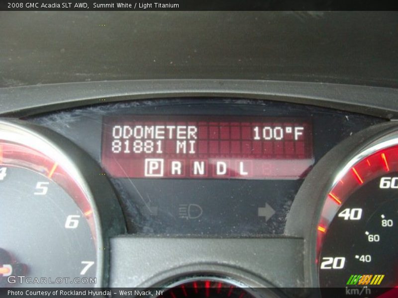 Summit White / Light Titanium 2008 GMC Acadia SLT AWD