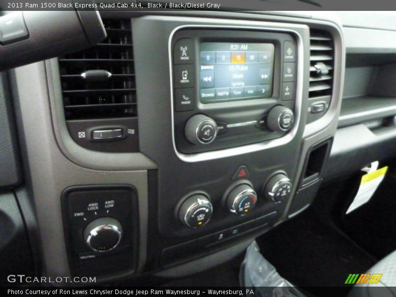 Black / Black/Diesel Gray 2013 Ram 1500 Black Express Quad Cab 4x4