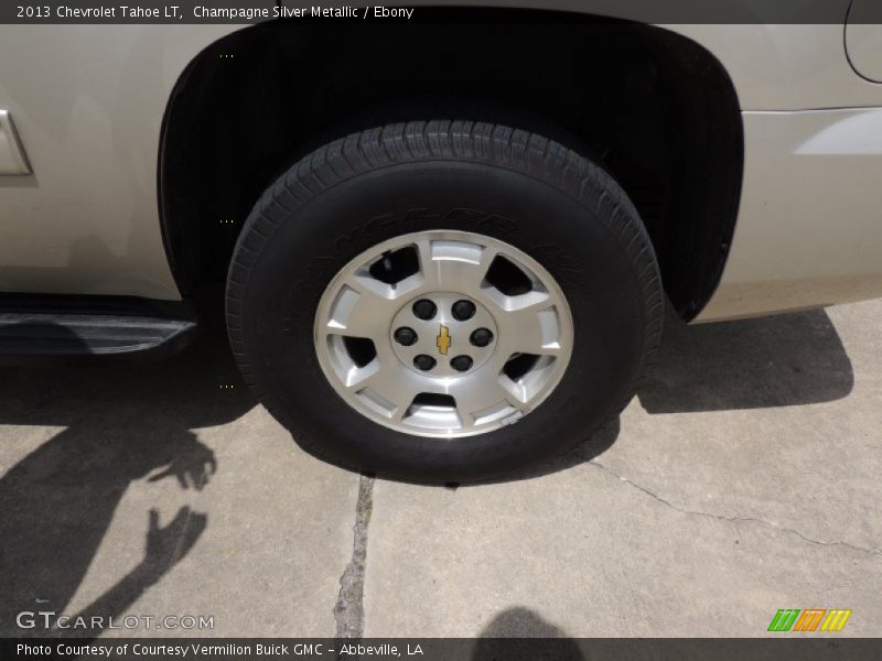 Champagne Silver Metallic / Ebony 2013 Chevrolet Tahoe LT