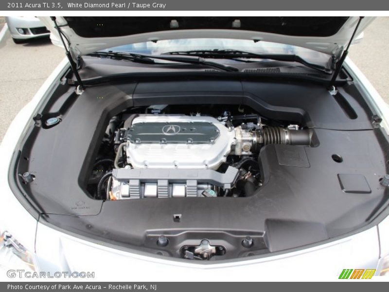 White Diamond Pearl / Taupe Gray 2011 Acura TL 3.5
