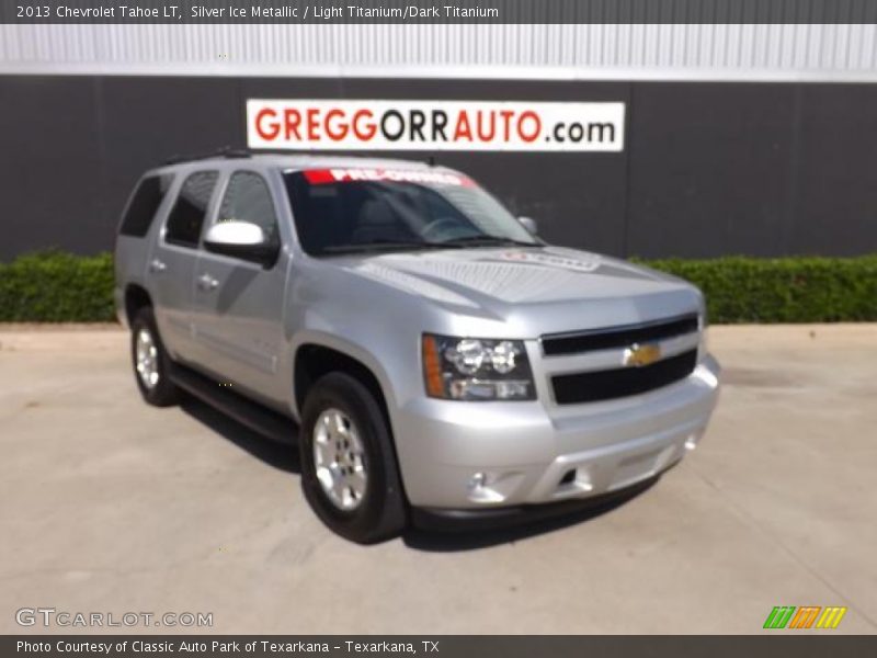 Silver Ice Metallic / Light Titanium/Dark Titanium 2013 Chevrolet Tahoe LT