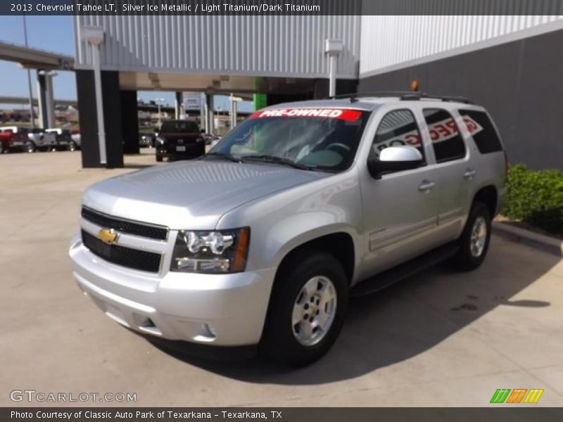 Silver Ice Metallic / Light Titanium/Dark Titanium 2013 Chevrolet Tahoe LT