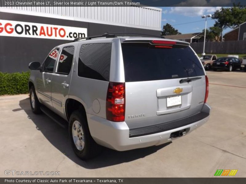 Silver Ice Metallic / Light Titanium/Dark Titanium 2013 Chevrolet Tahoe LT