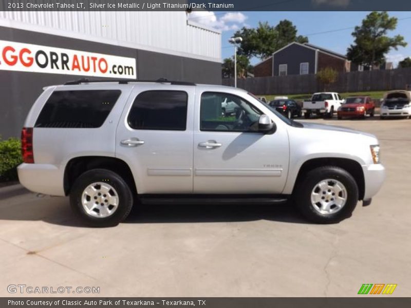 Silver Ice Metallic / Light Titanium/Dark Titanium 2013 Chevrolet Tahoe LT