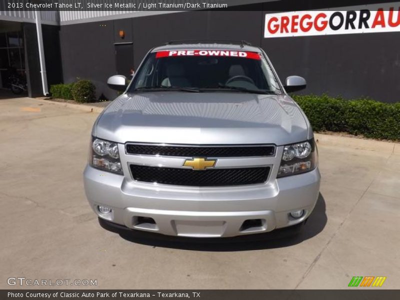 Silver Ice Metallic / Light Titanium/Dark Titanium 2013 Chevrolet Tahoe LT