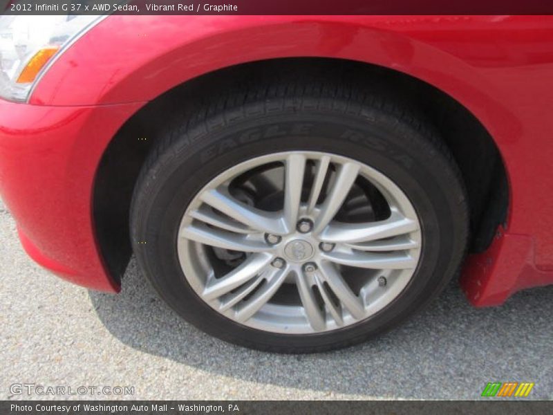 Vibrant Red / Graphite 2012 Infiniti G 37 x AWD Sedan