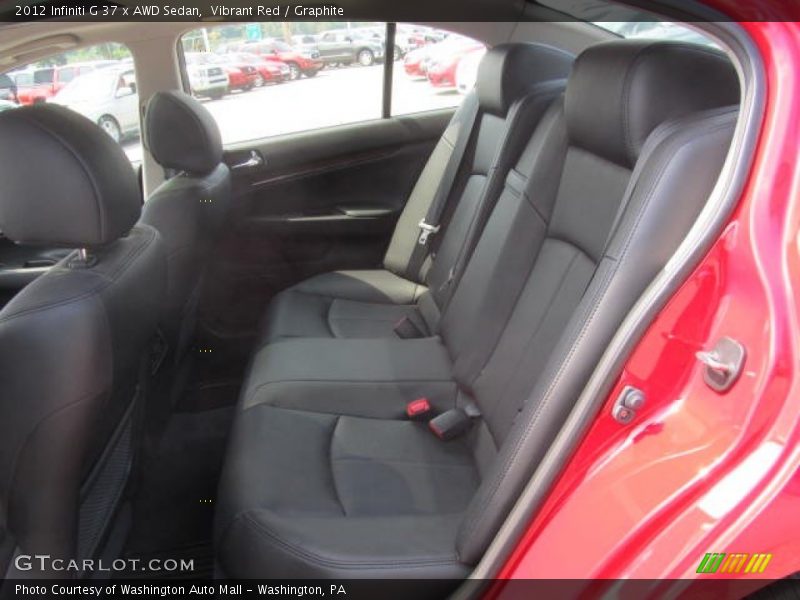Vibrant Red / Graphite 2012 Infiniti G 37 x AWD Sedan