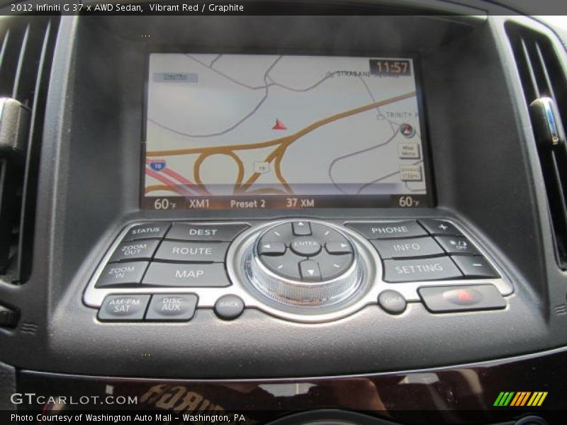 Vibrant Red / Graphite 2012 Infiniti G 37 x AWD Sedan