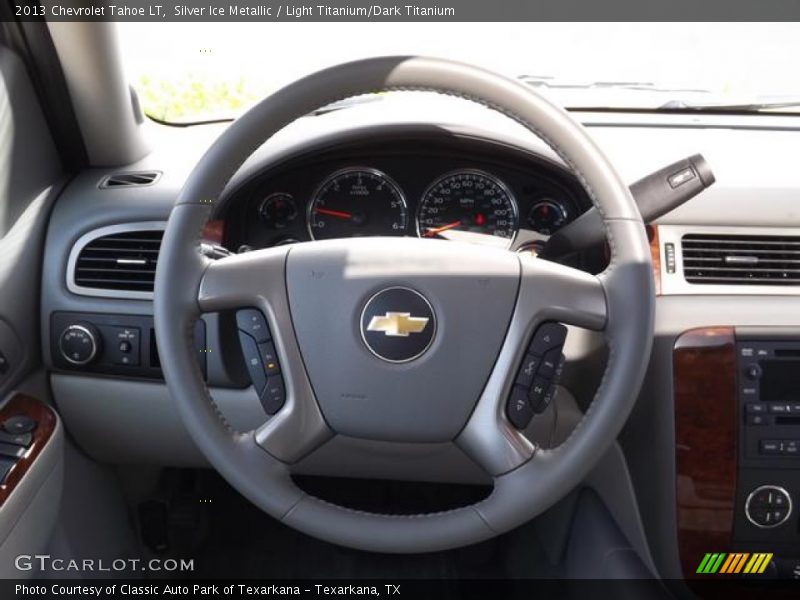 Silver Ice Metallic / Light Titanium/Dark Titanium 2013 Chevrolet Tahoe LT