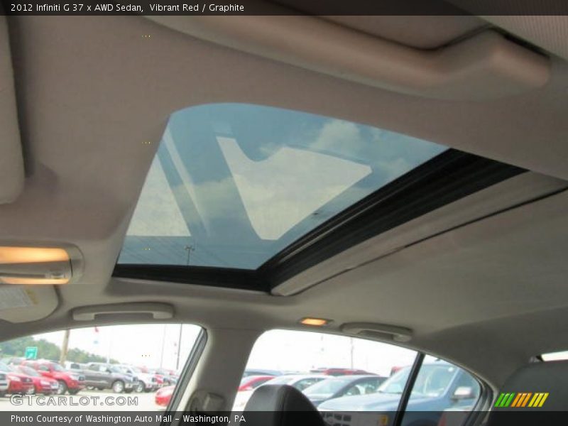 Vibrant Red / Graphite 2012 Infiniti G 37 x AWD Sedan