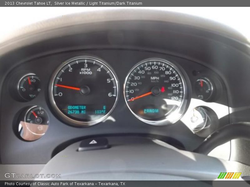 Silver Ice Metallic / Light Titanium/Dark Titanium 2013 Chevrolet Tahoe LT