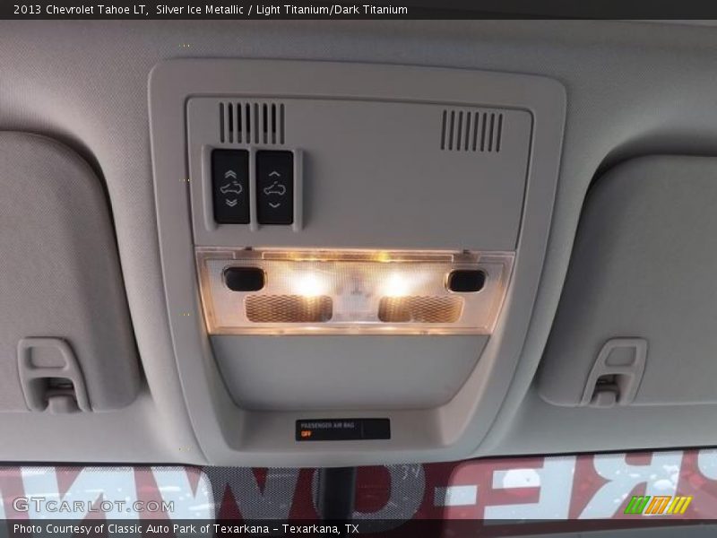 Silver Ice Metallic / Light Titanium/Dark Titanium 2013 Chevrolet Tahoe LT