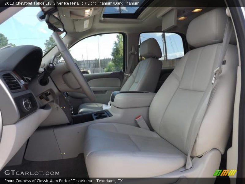 Silver Ice Metallic / Light Titanium/Dark Titanium 2013 Chevrolet Tahoe LT