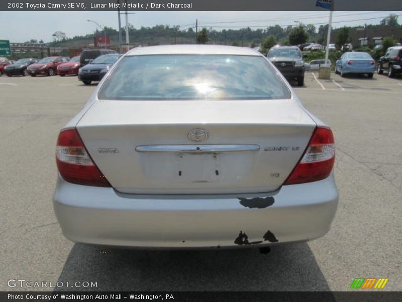 Lunar Mist Metallic / Dark Charcoal 2002 Toyota Camry SE V6