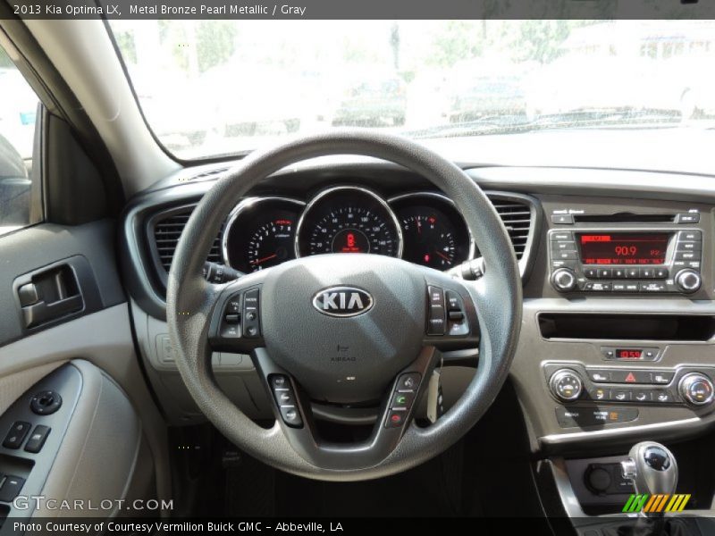 Metal Bronze Pearl Metallic / Gray 2013 Kia Optima LX