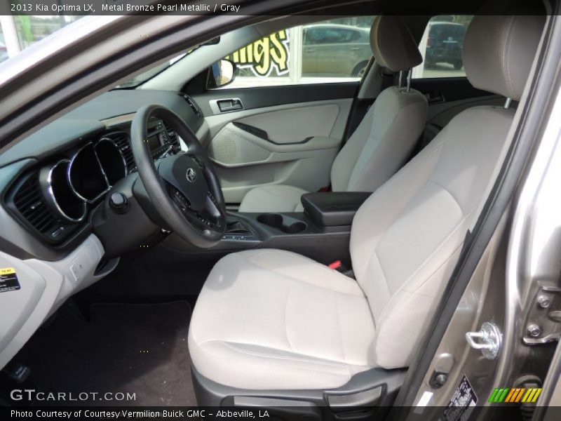 Metal Bronze Pearl Metallic / Gray 2013 Kia Optima LX