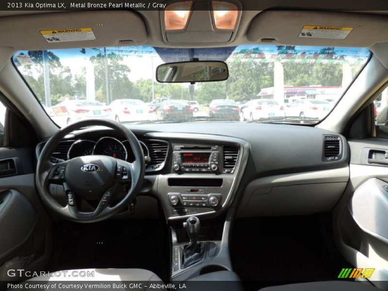 Metal Bronze Pearl Metallic / Gray 2013 Kia Optima LX