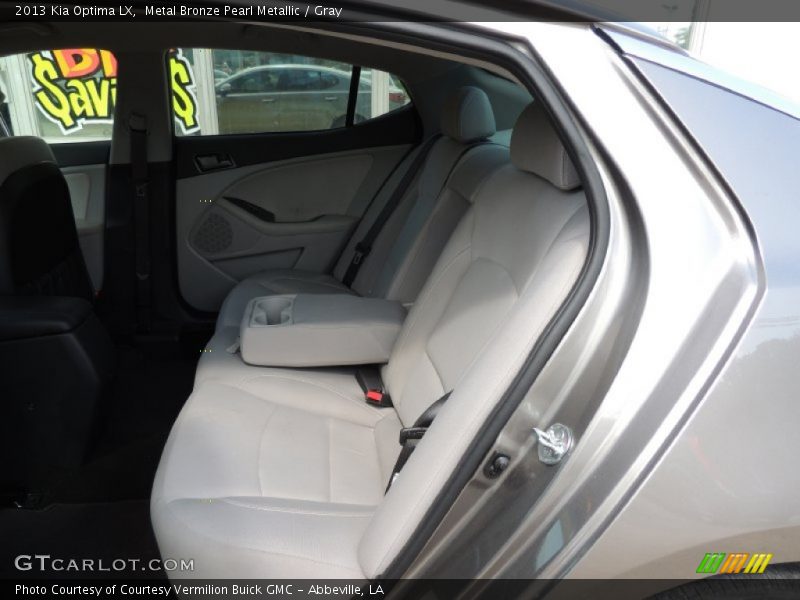 Metal Bronze Pearl Metallic / Gray 2013 Kia Optima LX