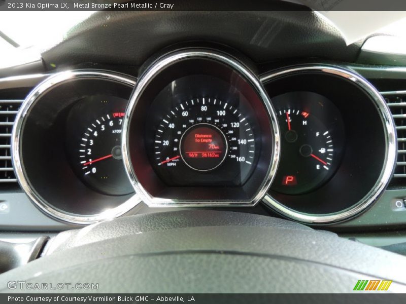 Metal Bronze Pearl Metallic / Gray 2013 Kia Optima LX