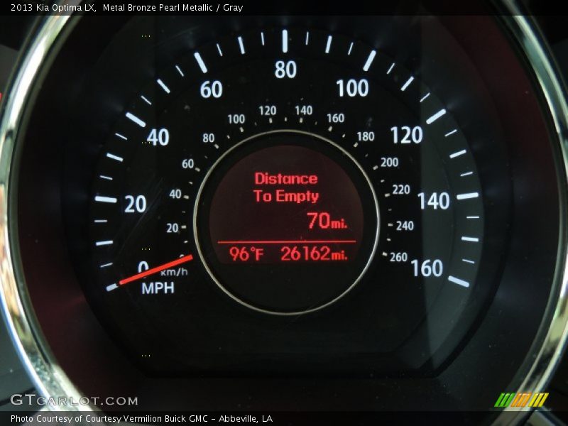 Metal Bronze Pearl Metallic / Gray 2013 Kia Optima LX