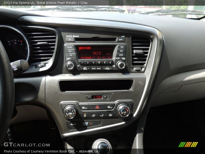 Metal Bronze Pearl Metallic / Gray 2013 Kia Optima LX