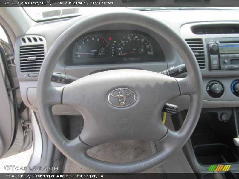 Lunar Mist Metallic / Dark Charcoal 2002 Toyota Camry SE V6