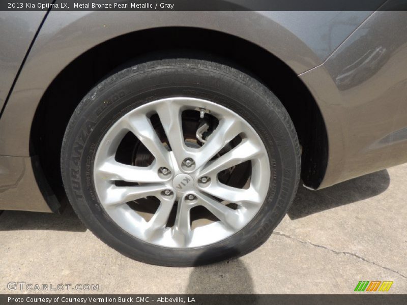 Metal Bronze Pearl Metallic / Gray 2013 Kia Optima LX