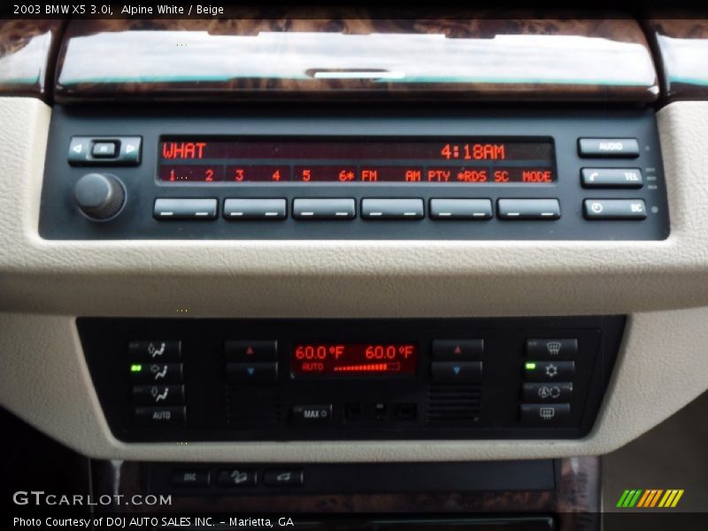 Alpine White / Beige 2003 BMW X5 3.0i
