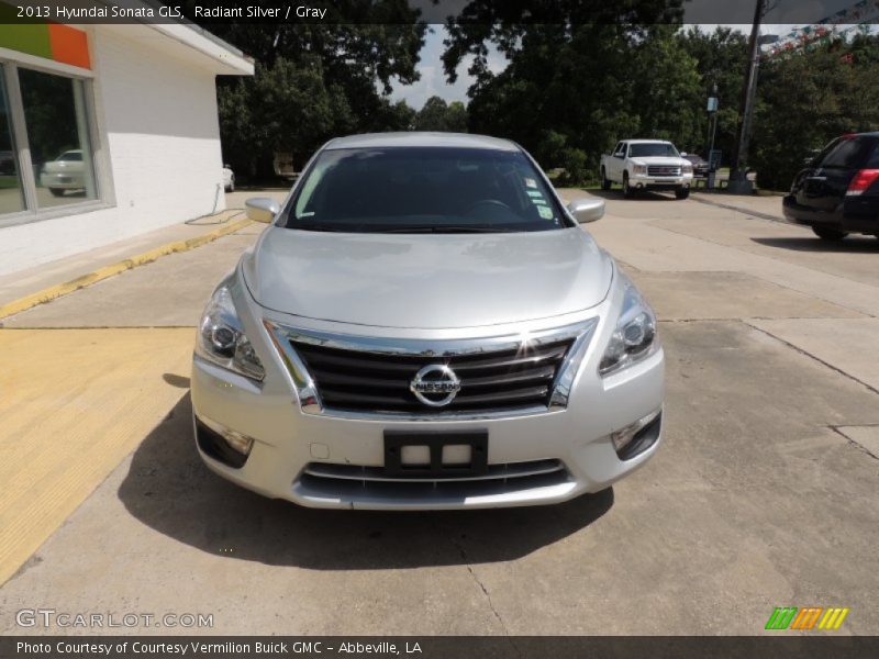 Radiant Silver / Gray 2013 Hyundai Sonata GLS