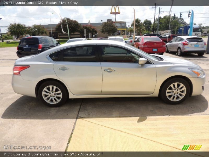 Radiant Silver / Gray 2013 Hyundai Sonata GLS