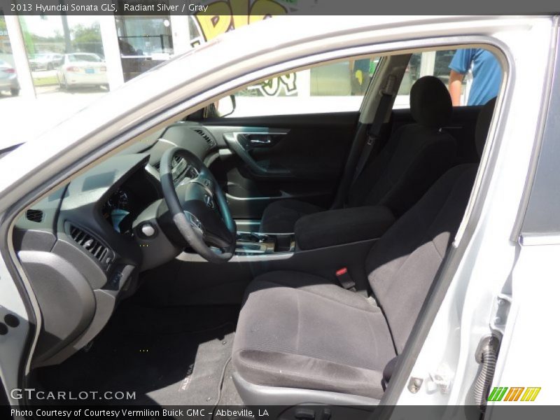 Radiant Silver / Gray 2013 Hyundai Sonata GLS