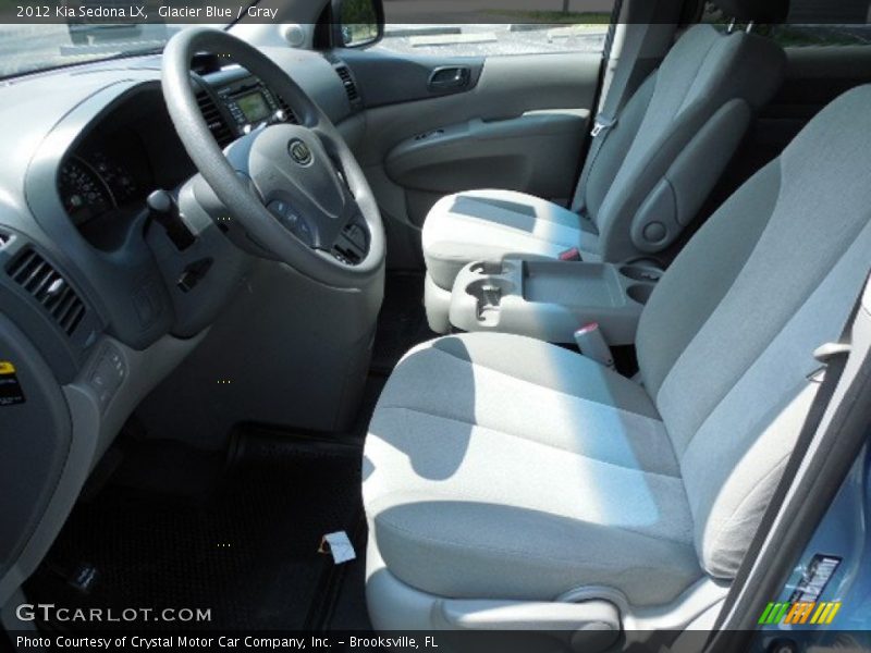 Glacier Blue / Gray 2012 Kia Sedona LX