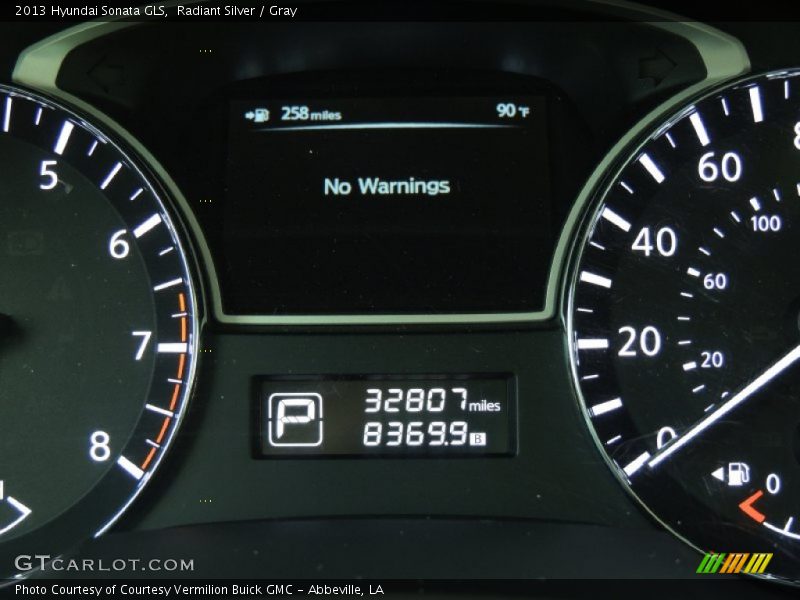Radiant Silver / Gray 2013 Hyundai Sonata GLS