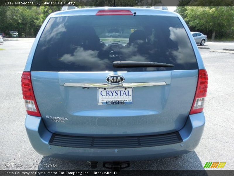 Glacier Blue / Gray 2012 Kia Sedona LX