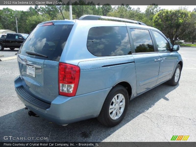 Glacier Blue / Gray 2012 Kia Sedona LX