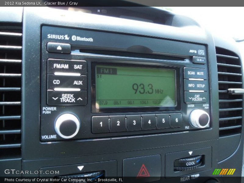 Glacier Blue / Gray 2012 Kia Sedona LX
