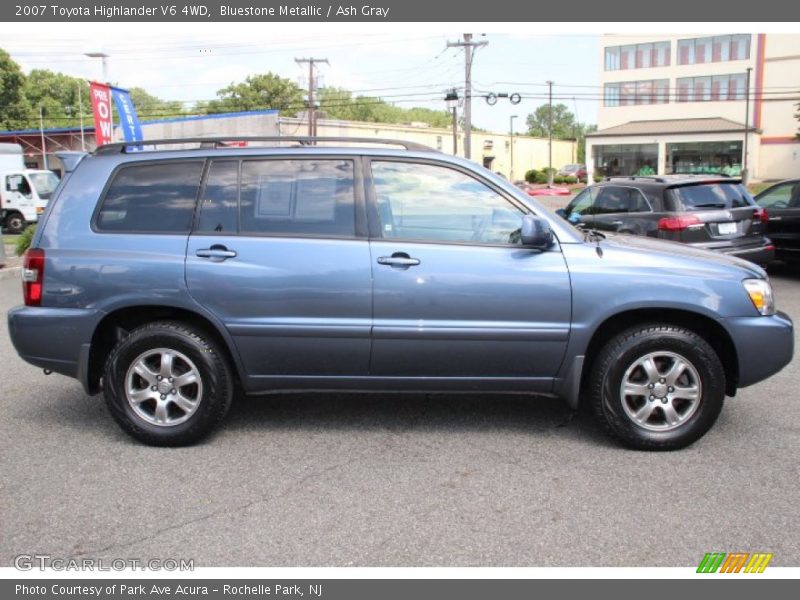 Bluestone Metallic / Ash Gray 2007 Toyota Highlander V6 4WD