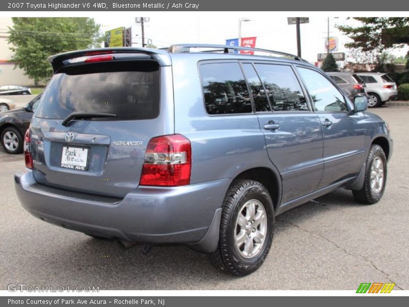 Bluestone Metallic / Ash Gray 2007 Toyota Highlander V6 4WD