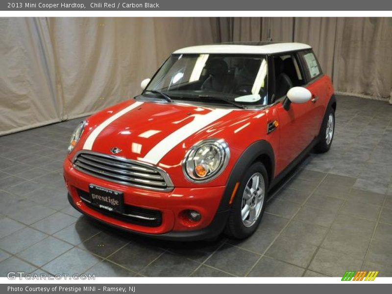 Chili Red / Carbon Black 2013 Mini Cooper Hardtop