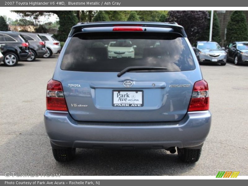 Bluestone Metallic / Ash Gray 2007 Toyota Highlander V6 4WD