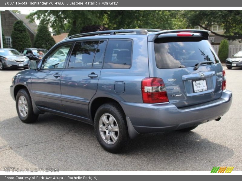 Bluestone Metallic / Ash Gray 2007 Toyota Highlander V6 4WD