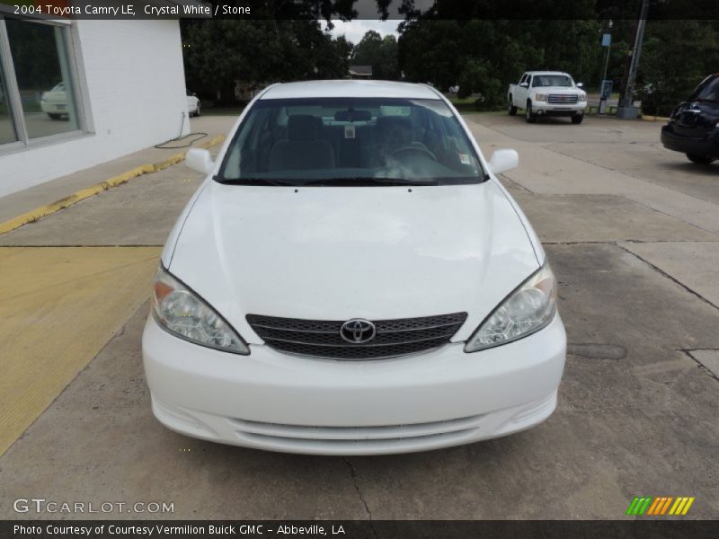 Crystal White / Stone 2004 Toyota Camry LE