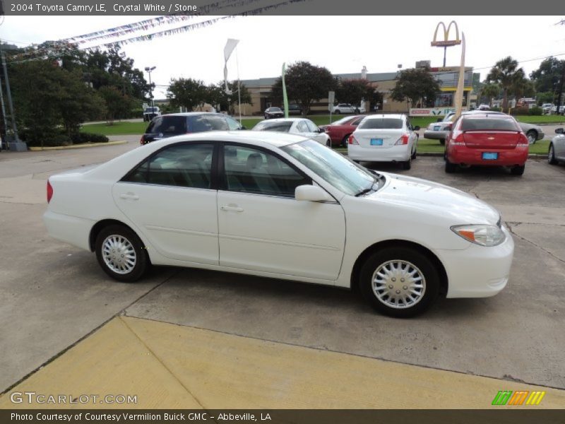 Crystal White / Stone 2004 Toyota Camry LE