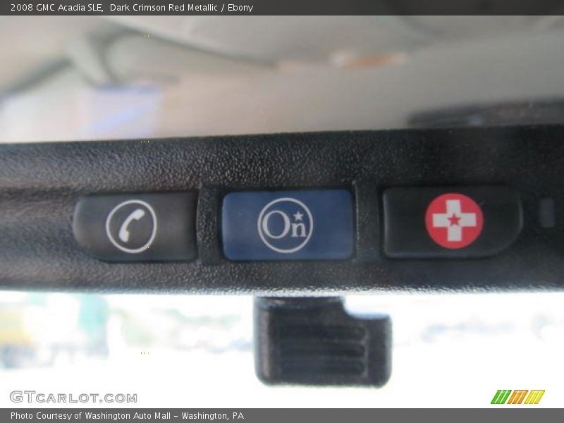 Dark Crimson Red Metallic / Ebony 2008 GMC Acadia SLE