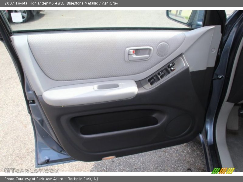 Bluestone Metallic / Ash Gray 2007 Toyota Highlander V6 4WD