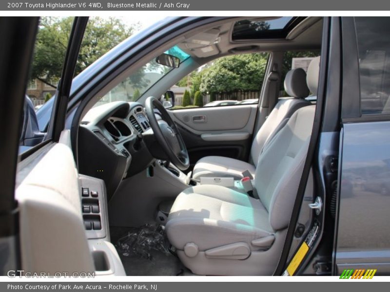 Bluestone Metallic / Ash Gray 2007 Toyota Highlander V6 4WD