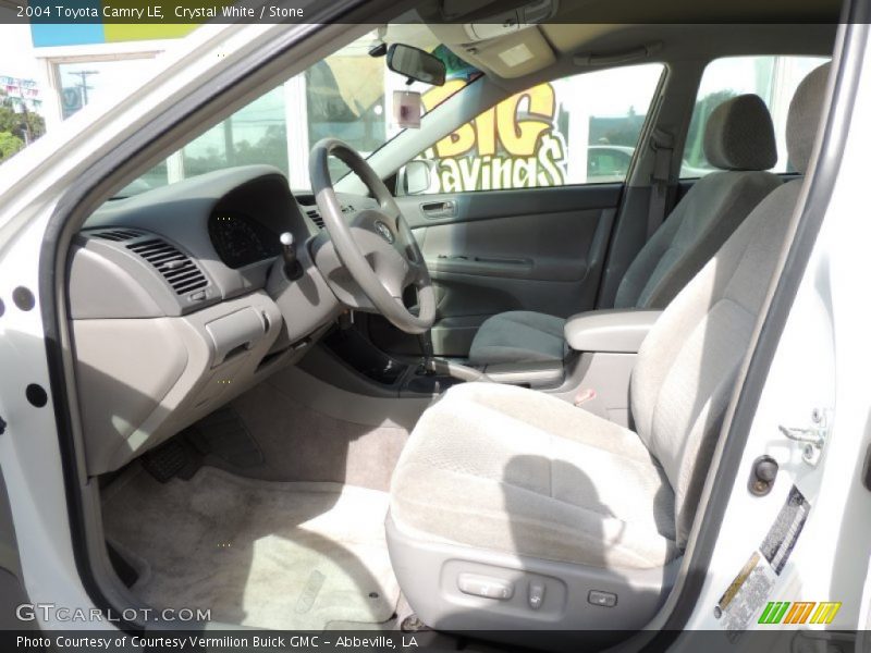 Crystal White / Stone 2004 Toyota Camry LE