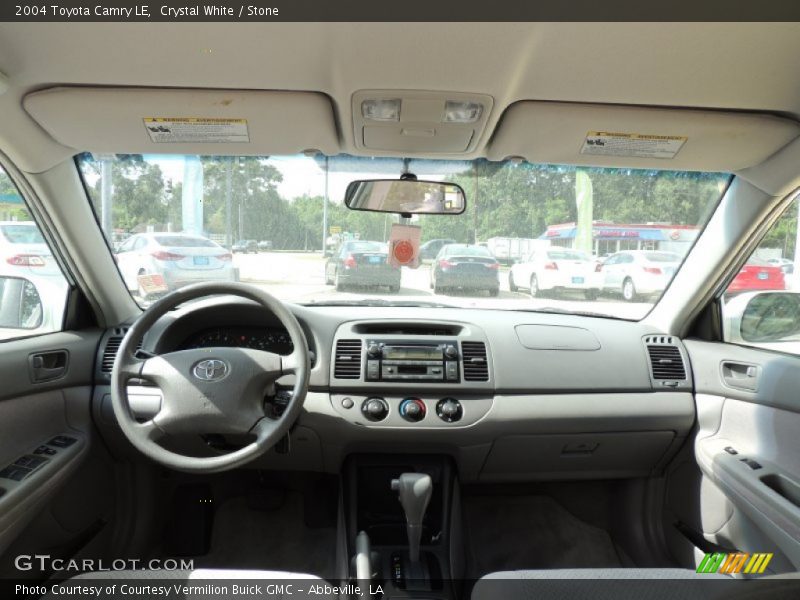 Crystal White / Stone 2004 Toyota Camry LE
