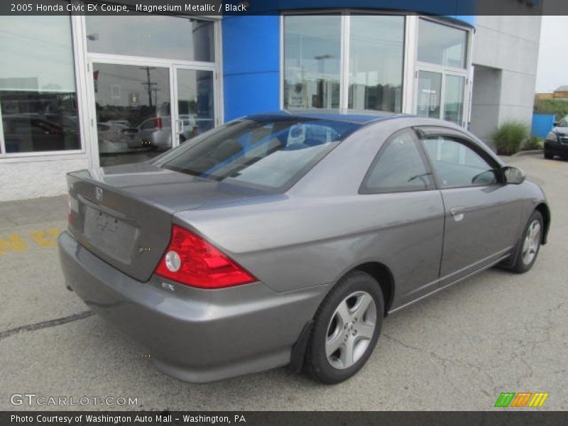 Magnesium Metallic / Black 2005 Honda Civic EX Coupe